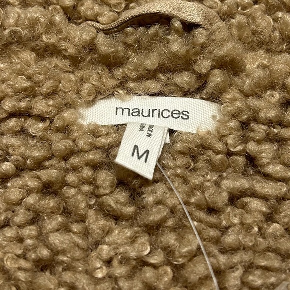 Maurices Longline Faux Shearling and Suede Coat - Picture 4 of 7